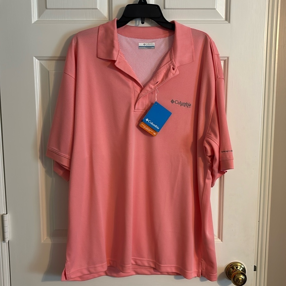 Columbia PFG Perfect Cast Polo Shirt Size L NWT - Picture 3 of 7